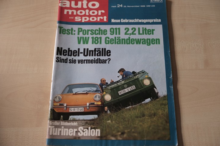Deckblatt Auto Motor und Sport (24/1969)